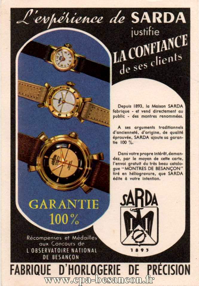 L expérience de SARDA justifie LA CONFIANCE de ses clients